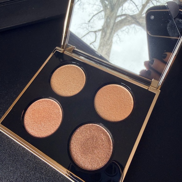 Luxurious Metallic Eyeshadow Palette - Golden Hues